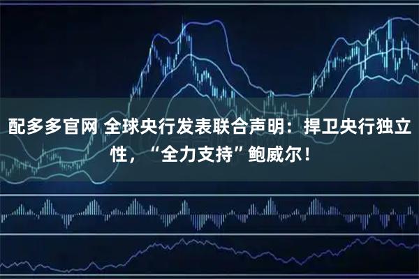 配多多官网 全球央行发表联合声明：捍卫央行独立性，“全力支持”鲍威尔！